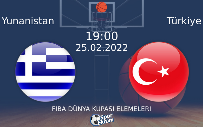 25 Şubat 2022 Yunanistan vs Türkiye maçı Hangi Kanalda Saat Kaçta Yayınlanacak? 25 Şubat 2022 Yunanistan vs Türkiye maçı Hangi Kanalda Saat Kaçta Yayınlanacak?