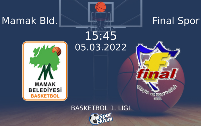 05 Mart 2022 Mamak Bld. vs Final Spor maçı Hangi Kanalda Saat Kaçta Yayınlanacak? 05 Mart 2022 Mamak Bld. vs Final Spor maçı Hangi Kanalda Saat Kaçta Yayınlanacak?