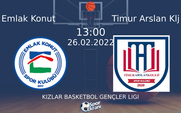 26 Şubat 2022 Emlak Konut vs Timur Arslan Klj maçı Hangi Kanalda Saat Kaçta Yayınlanacak? 26 Şubat 2022 Emlak Konut vs Timur Arslan Klj maçı Hangi Kanalda Saat Kaçta Yayınlanacak?