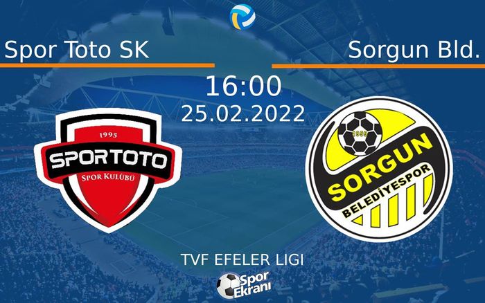 25 Şubat 2022 Spor Toto SK vs Sorgun Bld. maçı Hangi Kanalda Saat Kaçta Yayınlanacak? 25 Şubat 2022 Spor Toto SK vs Sorgun Bld. maçı Hangi Kanalda Saat Kaçta Yayınlanacak?