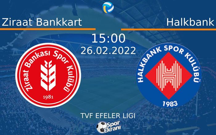 26 Şubat 2022 Ziraat Bankkart vs Halkbank maçı Hangi Kanalda Saat Kaçta Yayınlanacak? 26 Şubat 2022 Ziraat Bankkart vs Halkbank maçı Hangi Kanalda Saat Kaçta Yayınlanacak?