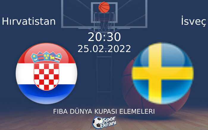 25 Şubat 2022 Hırvatistan vs İsveç maçı Hangi Kanalda Saat Kaçta Yayınlanacak? 25 Şubat 2022 Hırvatistan vs İsveç maçı Hangi Kanalda Saat Kaçta Yayınlanacak?