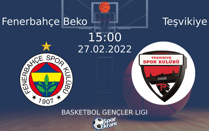 27 Şubat 2022 Fenerbahçe Beko vs Teşvikiye maçı Hangi Kanalda Saat Kaçta Yayınlanacak? 27 Şubat 2022 Fenerbahçe Beko vs Teşvikiye maçı Hangi Kanalda Saat Kaçta Yayınlanacak?