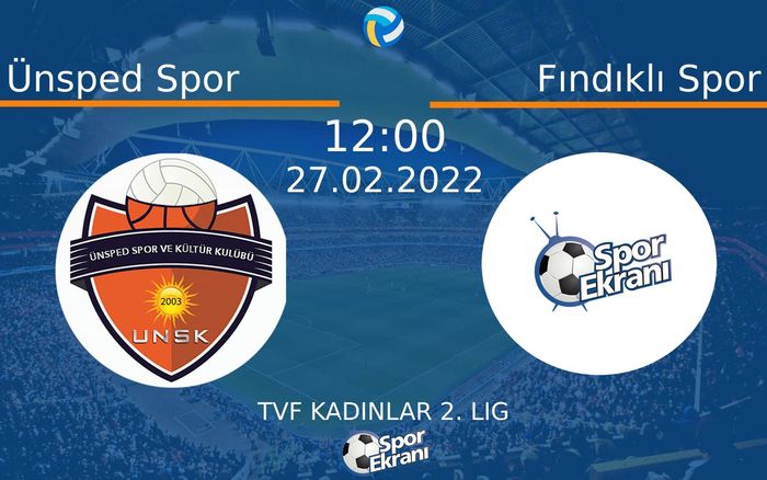 27 Şubat 2022 Ünsped Spor vs Fındıklı Spor maçı Hangi Kanalda Saat Kaçta Yayınlanacak? 27 Şubat 2022 Ünsped Spor vs Fındıklı Spor maçı Hangi Kanalda Saat Kaçta Yayınlanacak?