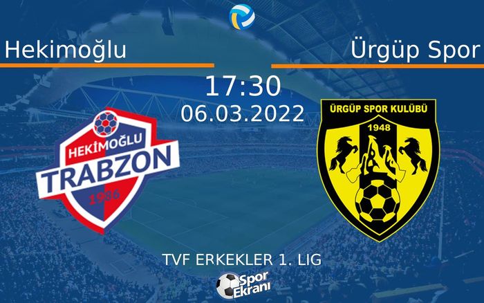 06 Mart 2022 Hekimoğlu vs Ürgüp Spor maçı Hangi Kanalda Saat Kaçta Yayınlanacak? 06 Mart 2022 Hekimoğlu vs Ürgüp Spor maçı Hangi Kanalda Saat Kaçta Yayınlanacak?