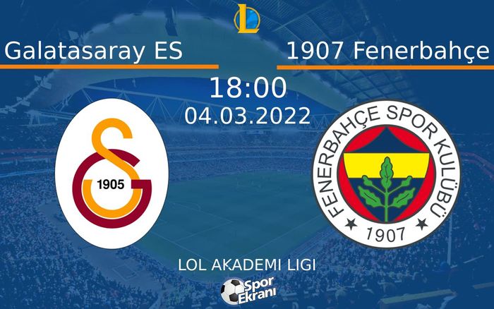 04 Mart 2022 Galatasaray ES vs 1907 Fenerbahçe maçı Hangi Kanalda Saat Kaçta Yayınlanacak? 04 Mart 2022 Galatasaray ES vs 1907 Fenerbahçe maçı Hangi Kanalda Saat Kaçta Yayınlanacak?