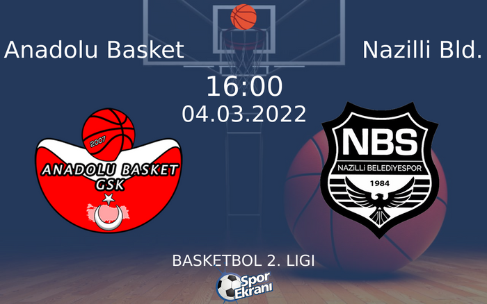 04 Mart 2022 Anadolu Basket vs Nazilli Bld. maçı Hangi Kanalda Saat Kaçta Yayınlanacak? 04 Mart 2022 Anadolu Basket vs Nazilli Bld. maçı Hangi Kanalda Saat Kaçta Yayınlanacak?