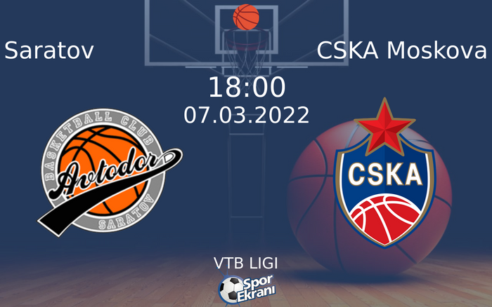 07 Mart 2022 Saratov vs CSKA Moskova maçı Hangi Kanalda Saat Kaçta Yayınlanacak? 07 Mart 2022 Saratov vs CSKA Moskova maçı Hangi Kanalda Saat Kaçta Yayınlanacak?