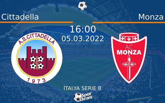 05 Mart 2022 Cittadella vs Monza maçı Hangi Kanalda Saat Kaçta Yayınlanacak? 05 Mart 2022 Cittadella vs Monza maçı Hangi Kanalda Saat Kaçta Yayınlanacak?