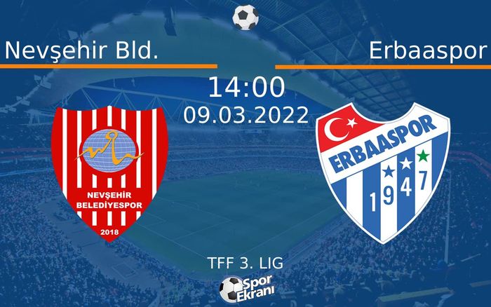09 Mart 2022 Nevşehir Bld. vs Erbaaspor maçı Hangi Kanalda Saat Kaçta Yayınlanacak? 09 Mart 2022 Nevşehir Bld. vs Erbaaspor maçı Hangi Kanalda Saat Kaçta Yayınlanacak?