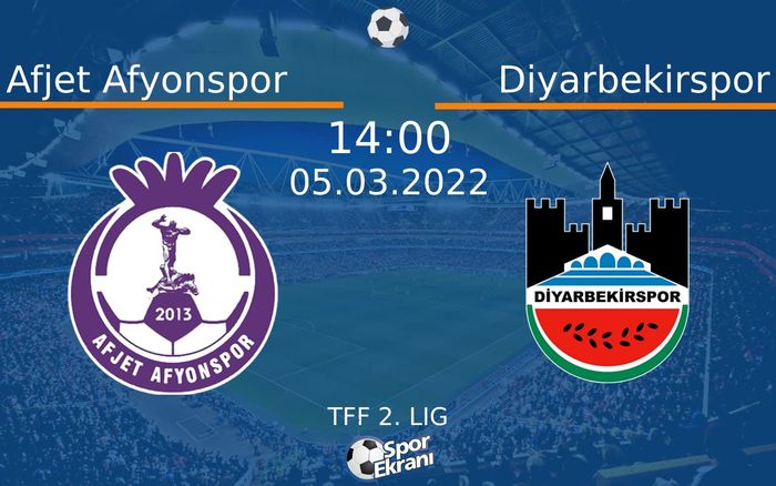 05 Mart 2022 Afjet Afyonspor vs Diyarbekirspor maçı Hangi Kanalda Saat Kaçta Yayınlanacak? 05 Mart 2022 Afjet Afyonspor vs Diyarbekirspor maçı Hangi Kanalda Saat Kaçta Yayınlanacak?