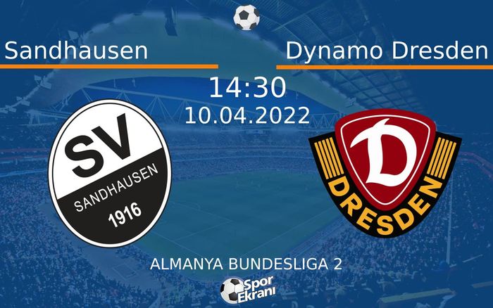 10 Nisan 2022 Sandhausen vs Dynamo Dresden maçı Hangi Kanalda Saat Kaçta Yayınlanacak? 10 Nisan 2022 Sandhausen vs Dynamo Dresden maçı Hangi Kanalda Saat Kaçta Yayınlanacak?