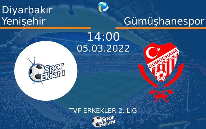 05 Mart 2022 Diyarbakır Yenişehir vs Gümüşhanespor maçı Hangi Kanalda Saat Kaçta Yayınlanacak? 05 Mart 2022 Diyarbakır Yenişehir vs Gümüşhanespor maçı Hangi Kanalda Saat Kaçta Yayınlanacak?
