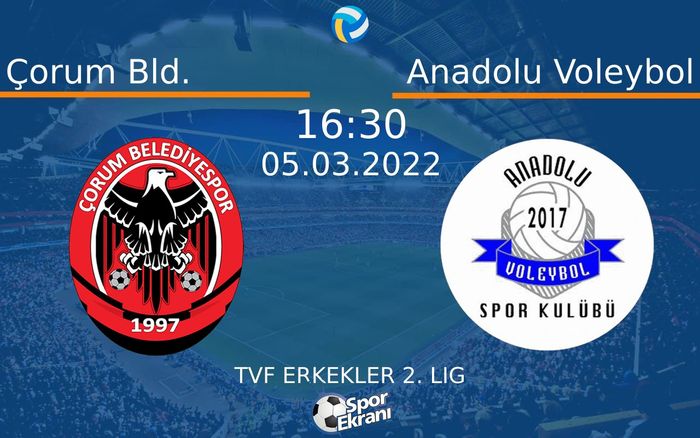 05 Mart 2022 Çorum Bld. vs Anadolu Voleybol maçı Hangi Kanalda Saat Kaçta Yayınlanacak? 05 Mart 2022 Çorum Bld. vs Anadolu Voleybol maçı Hangi Kanalda Saat Kaçta Yayınlanacak?