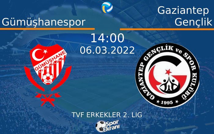 06 Mart 2022 Gümüşhanespor vs Gaziantep Gençlik maçı Hangi Kanalda Saat Kaçta Yayınlanacak? 06 Mart 2022 Gümüşhanespor vs Gaziantep Gençlik maçı Hangi Kanalda Saat Kaçta Yayınlanacak?