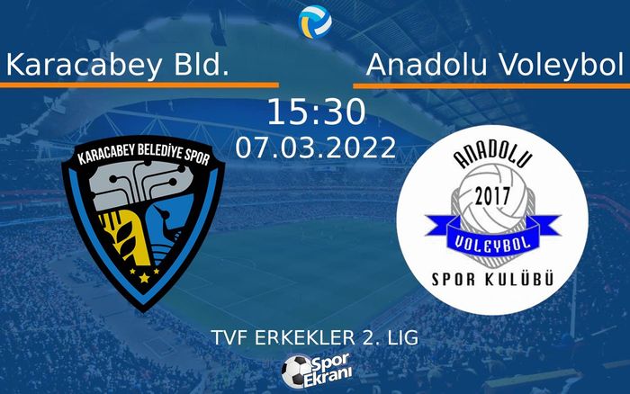 07 Mart 2022 Karacabey Bld. vs Anadolu Voleybol maçı Hangi Kanalda Saat Kaçta Yayınlanacak? 07 Mart 2022 Karacabey Bld. vs Anadolu Voleybol maçı Hangi Kanalda Saat Kaçta Yayınlanacak?