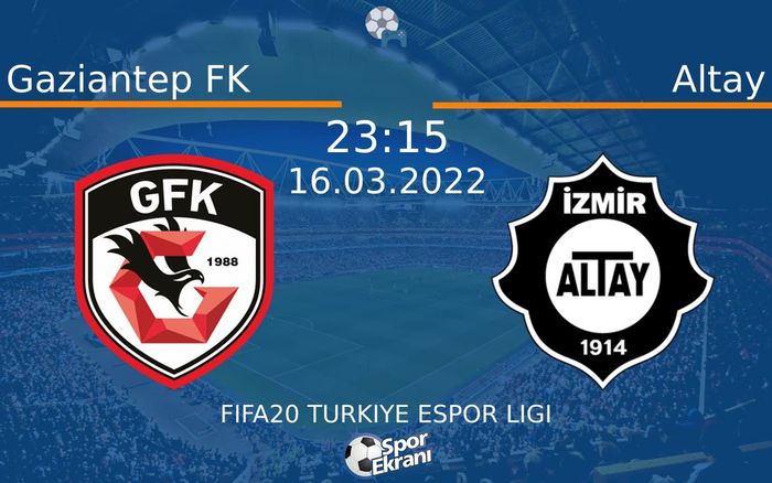 16 Mart 2022 Gaziantep FK vs Altay maçı Hangi Kanalda Saat Kaçta Yayınlanacak? 16 Mart 2022 Gaziantep FK vs Altay maçı Hangi Kanalda Saat Kaçta Yayınlanacak?