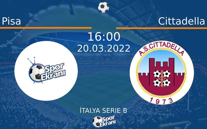 20 Mart 2022 Pisa vs Cittadella maçı Hangi Kanalda Saat Kaçta Yayınlanacak? 20 Mart 2022 Pisa vs Cittadella maçı Hangi Kanalda Saat Kaçta Yayınlanacak?