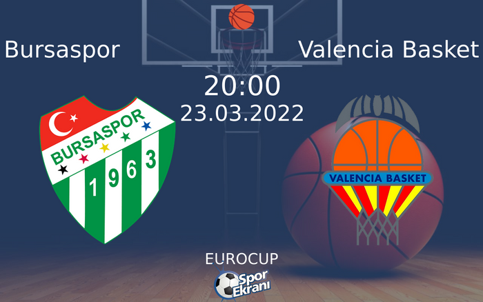 23 Mart 2022 Bursaspor vs Valencia Basket maçı Hangi Kanalda Saat Kaçta Yayınlanacak? 23 Mart 2022 Bursaspor vs Valencia Basket maçı Hangi Kanalda Saat Kaçta Yayınlanacak?