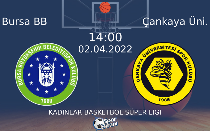 02 Nisan 2022 Bursa BB vs Çankaya Üni. maçı Hangi Kanalda Saat Kaçta Yayınlanacak? 02 Nisan 2022 Bursa BB vs Çankaya Üni. maçı Hangi Kanalda Saat Kaçta Yayınlanacak?