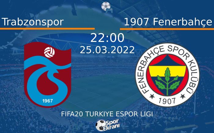 25 Mart 2022 Trabzonspor vs 1907 Fenerbahçe maçı Hangi Kanalda Saat Kaçta Yayınlanacak? 25 Mart 2022 Trabzonspor vs 1907 Fenerbahçe maçı Hangi Kanalda Saat Kaçta Yayınlanacak?