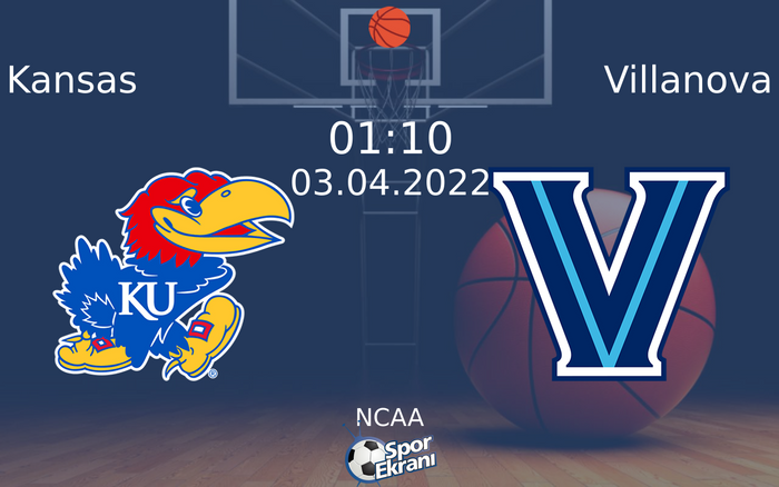 03 Nisan 2022 Kansas vs Villanova maçı Hangi Kanalda Saat Kaçta Yayınlanacak? 03 Nisan 2022 Kansas vs Villanova maçı Hangi Kanalda Saat Kaçta Yayınlanacak?