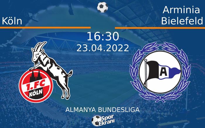 23 Nisan 2022 Köln vs Arminia Bielefeld maçı Hangi Kanalda Saat Kaçta Yayınlanacak? 23 Nisan 2022 Köln vs Arminia Bielefeld maçı Hangi Kanalda Saat Kaçta Yayınlanacak?