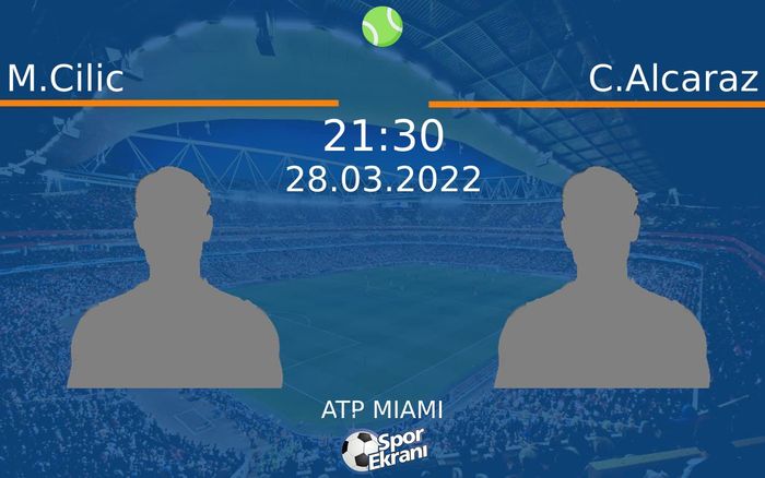 28 Mart 2022 M.Cilic vs C.Alcaraz maçı Hangi Kanalda Saat Kaçta Yayınlanacak? 28 Mart 2022 M.Cilic vs C.Alcaraz maçı Hangi Kanalda Saat Kaçta Yayınlanacak?