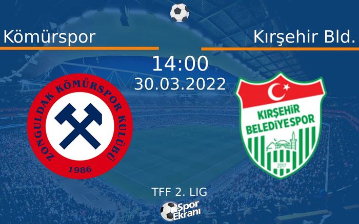 30 Mart 2022 Kömürspor vs Kırşehir Bld. maçı Hangi Kanalda Saat Kaçta Yayınlanacak? 30 Mart 2022 Kömürspor vs Kırşehir Bld. maçı Hangi Kanalda Saat Kaçta Yayınlanacak?