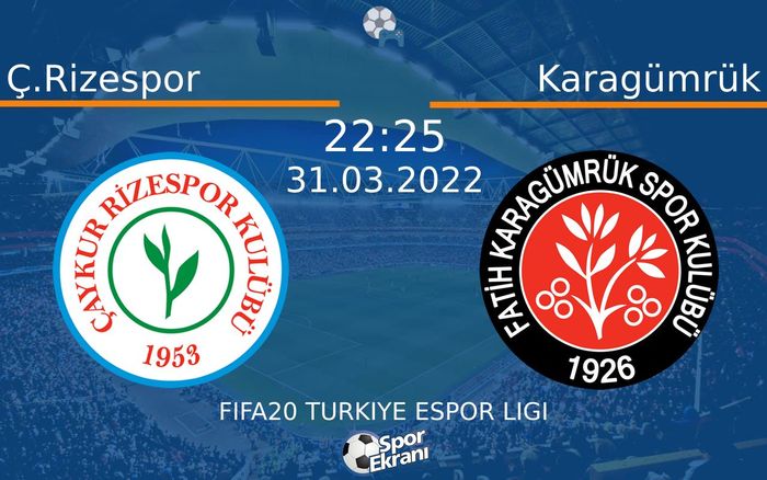 31 Mart 2022 Ç.Rizespor vs Karagümrük maçı Hangi Kanalda Saat Kaçta Yayınlanacak? 31 Mart 2022 Ç.Rizespor vs Karagümrük maçı Hangi Kanalda Saat Kaçta Yayınlanacak?