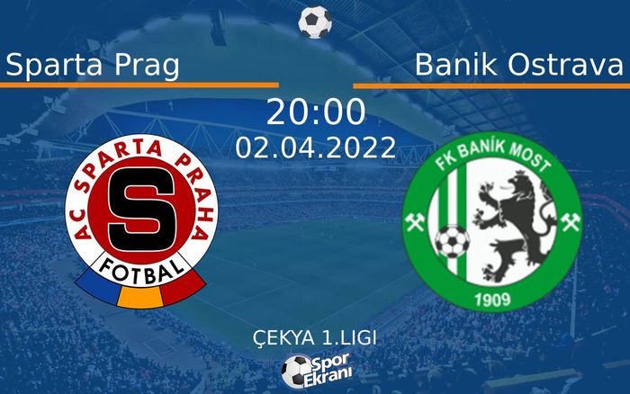 02 Nisan 2022 Sparta Prag vs Banik Ostrava maçı Hangi Kanalda Saat Kaçta Yayınlanacak? 02 Nisan 2022 Sparta Prag vs Banik Ostrava maçı Hangi Kanalda Saat Kaçta Yayınlanacak?