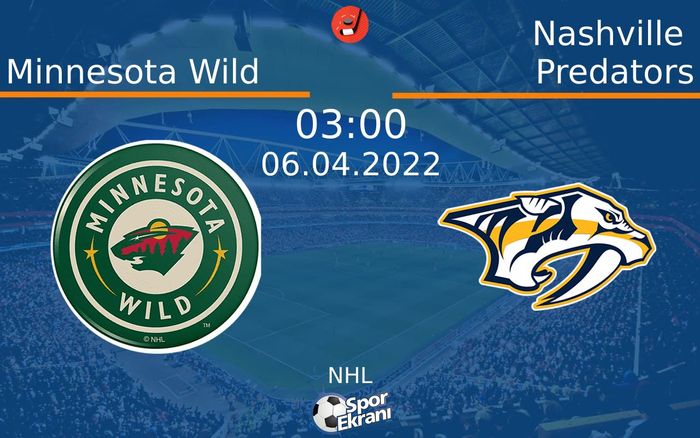 06 Nisan 2022 Minnesota Wild vs Nashville Predators maçı Hangi Kanalda Saat Kaçta Yayınlanacak? 06 Nisan 2022 Minnesota Wild vs Nashville Predators maçı Hangi Kanalda Saat Kaçta Yayınlanacak?