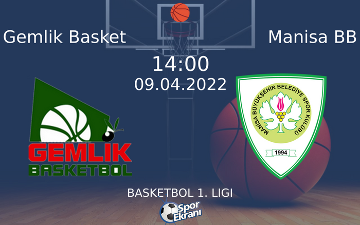 09 Nisan 2022 Gemlik Basket vs Manisa BB maçı Hangi Kanalda Saat Kaçta Yayınlanacak? 09 Nisan 2022 Gemlik Basket vs Manisa BB maçı Hangi Kanalda Saat Kaçta Yayınlanacak?