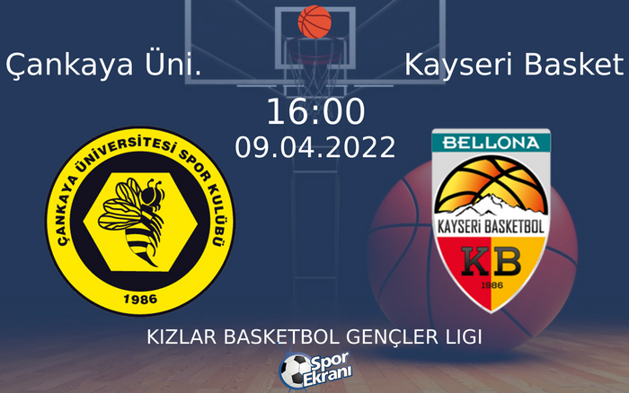 09 Nisan 2022 Çankaya Üni. vs Kayseri Basket maçı Hangi Kanalda Saat Kaçta Yayınlanacak? 09 Nisan 2022 Çankaya Üni. vs Kayseri Basket maçı Hangi Kanalda Saat Kaçta Yayınlanacak?
