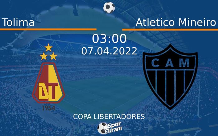 07 Nisan 2022 Tolima vs Atletico Mineiro maçı Hangi Kanalda Saat Kaçta Yayınlanacak? 07 Nisan 2022 Tolima vs Atletico Mineiro maçı Hangi Kanalda Saat Kaçta Yayınlanacak?