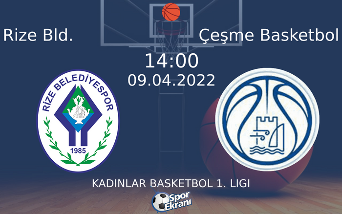 09 Nisan 2022 Rize Bld. vs Çeşme Basketbol maçı Hangi Kanalda Saat Kaçta Yayınlanacak? 09 Nisan 2022 Rize Bld. vs Çeşme Basketbol maçı Hangi Kanalda Saat Kaçta Yayınlanacak?