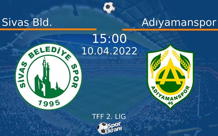 10 Nisan 2022 Sivas Bld. vs Adıyamanspor maçı Hangi Kanalda Saat Kaçta Yayınlanacak? 10 Nisan 2022 Sivas Bld. vs Adıyamanspor maçı Hangi Kanalda Saat Kaçta Yayınlanacak?