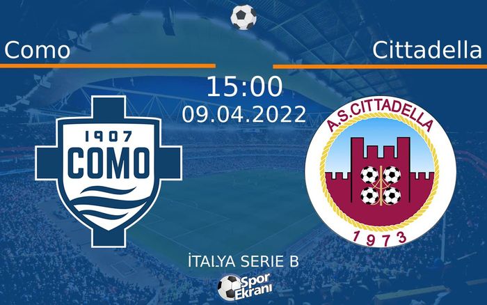 09 Nisan 2022 Como vs Cittadella maçı Hangi Kanalda Saat Kaçta Yayınlanacak? 09 Nisan 2022 Como vs Cittadella maçı Hangi Kanalda Saat Kaçta Yayınlanacak?