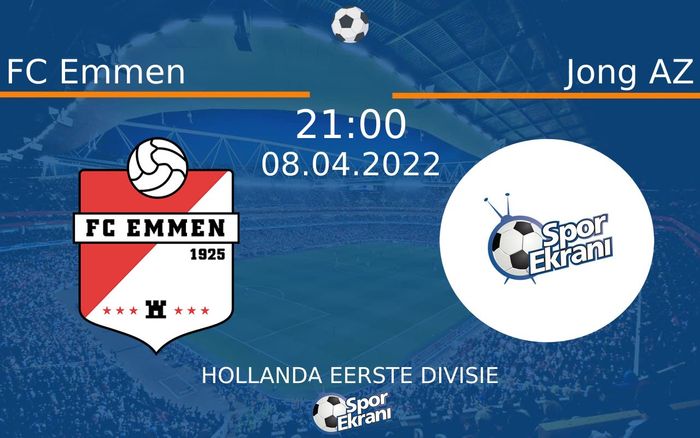 08 Nisan 2022 FC Emmen vs Jong AZ maçı Hangi Kanalda Saat Kaçta Yayınlanacak? 08 Nisan 2022 FC Emmen vs Jong AZ maçı Hangi Kanalda Saat Kaçta Yayınlanacak?