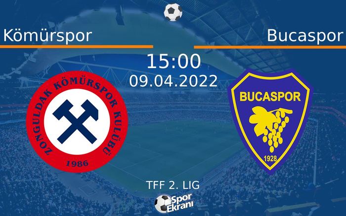 09 Nisan 2022 Kömürspor vs Bucaspor maçı Hangi Kanalda Saat Kaçta Yayınlanacak? 09 Nisan 2022 Kömürspor vs Bucaspor maçı Hangi Kanalda Saat Kaçta Yayınlanacak?