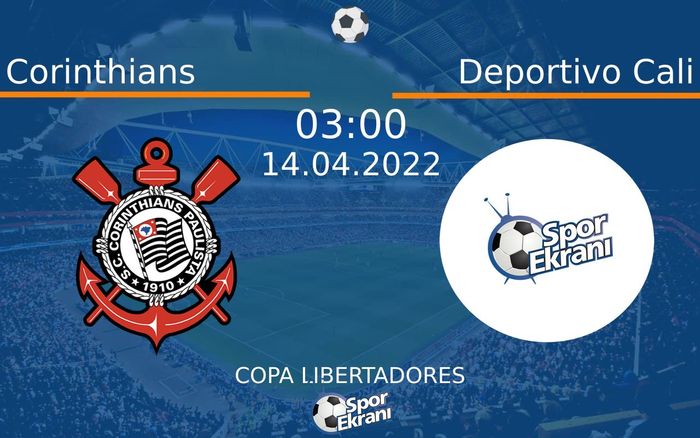 14 Nisan 2022 Corinthians vs Deportivo Cali maçı Hangi Kanalda Saat Kaçta Yayınlanacak? 14 Nisan 2022 Corinthians vs Deportivo Cali maçı Hangi Kanalda Saat Kaçta Yayınlanacak?