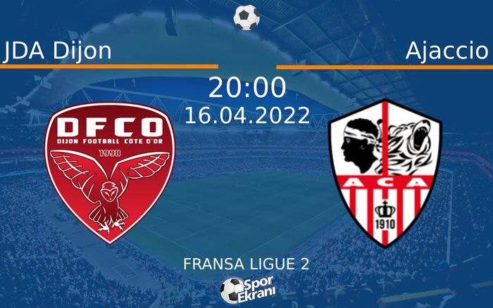 16 Nisan 2022 JDA Dijon vs Ajaccio maçı Hangi Kanalda Saat Kaçta Yayınlanacak? 16 Nisan 2022 JDA Dijon vs Ajaccio maçı Hangi Kanalda Saat Kaçta Yayınlanacak?