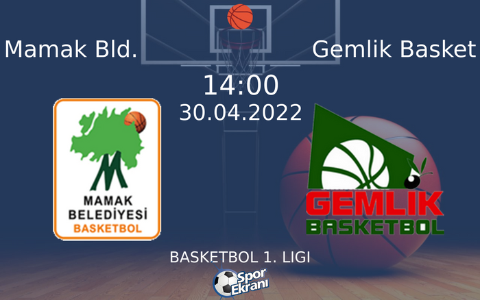 30 Nisan 2022 Mamak Bld. vs Gemlik Basket maçı Hangi Kanalda Saat Kaçta Yayınlanacak? 30 Nisan 2022 Mamak Bld. vs Gemlik Basket maçı Hangi Kanalda Saat Kaçta Yayınlanacak?