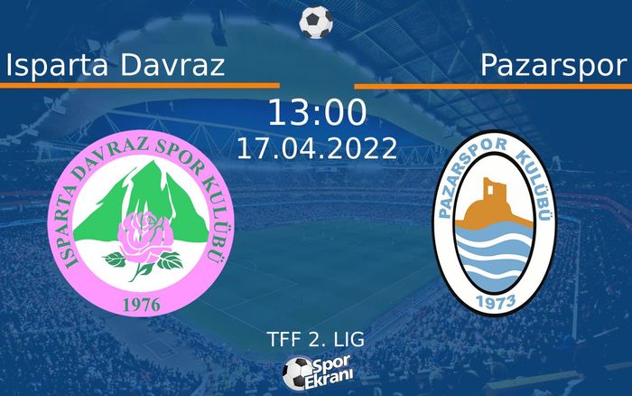 17 Nisan 2022 Isparta Davraz vs Pazarspor maçı Hangi Kanalda Saat Kaçta Yayınlanacak? 17 Nisan 2022 Isparta Davraz vs Pazarspor maçı Hangi Kanalda Saat Kaçta Yayınlanacak?