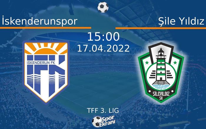 17 Nisan 2022 İskenderunspor vs Şile Yıldız maçı Hangi Kanalda Saat Kaçta Yayınlanacak? 17 Nisan 2022 İskenderunspor vs Şile Yıldız maçı Hangi Kanalda Saat Kaçta Yayınlanacak?