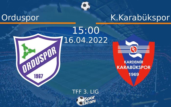 16 Nisan 2022 Orduspor vs K.Karabükspor maçı Hangi Kanalda Saat Kaçta Yayınlanacak? 16 Nisan 2022 Orduspor vs K.Karabükspor maçı Hangi Kanalda Saat Kaçta Yayınlanacak?