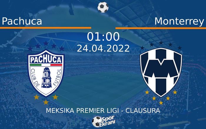 24 Nisan 2022 Pachuca vs Monterrey maçı Hangi Kanalda Saat Kaçta Yayınlanacak? 24 Nisan 2022 Pachuca vs Monterrey maçı Hangi Kanalda Saat Kaçta Yayınlanacak?