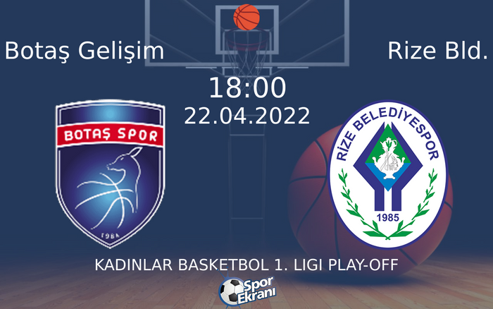 22 Nisan 2022 Botaş Gelişim vs Rize Bld. maçı Hangi Kanalda Saat Kaçta Yayınlanacak? 22 Nisan 2022 Botaş Gelişim vs Rize Bld. maçı Hangi Kanalda Saat Kaçta Yayınlanacak?