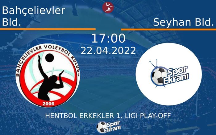 22 Nisan 2022 Bahçelievler Bld. vs Seyhan Bld. maçı Hangi Kanalda Saat Kaçta Yayınlanacak? 22 Nisan 2022 Bahçelievler Bld. vs Seyhan Bld. maçı Hangi Kanalda Saat Kaçta Yayınlanacak?