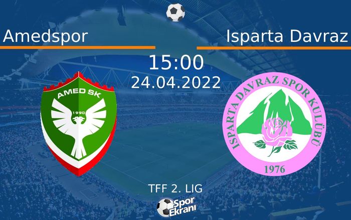 24 Nisan 2022 Amedspor vs Isparta Davraz maçı Hangi Kanalda Saat Kaçta Yayınlanacak? 24 Nisan 2022 Amedspor vs Isparta Davraz maçı Hangi Kanalda Saat Kaçta Yayınlanacak?
